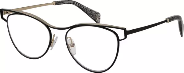 Black Metal Glasses (Frames)