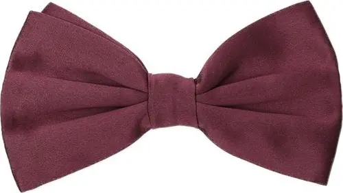 Bordeaux Silk Bowtie