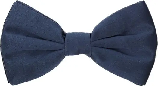 Blue Silk Bowtie