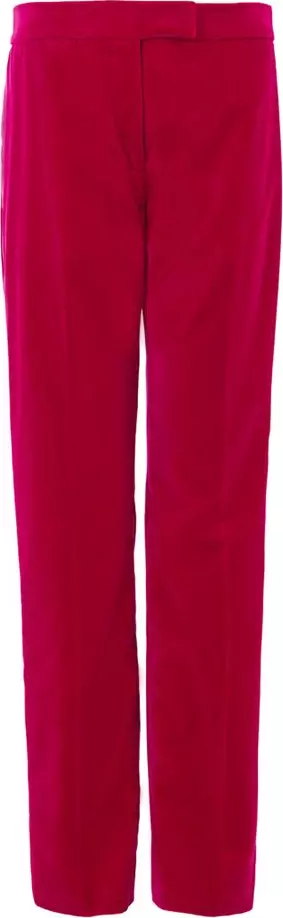 Fuchsia Cotton Dress Pants