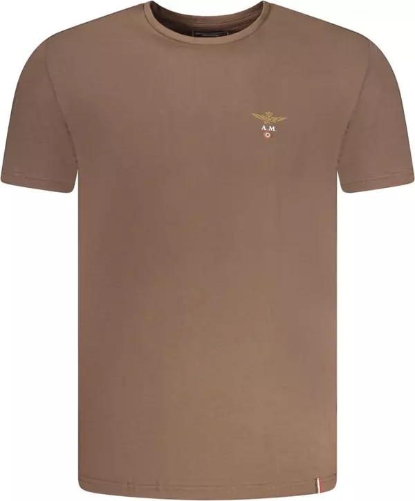 Marrone Cotton Men's T-Shirt