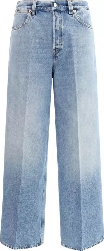 Light Blue Cotton Jeans Denim
