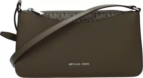 Green Fabric Crossbody Bag