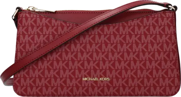 Red Fabric Crossbody Bag
