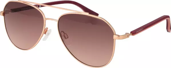 Rose Gold Rubber Sunglasses