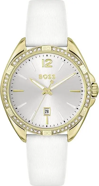 White Stainless Steel Dress Watch