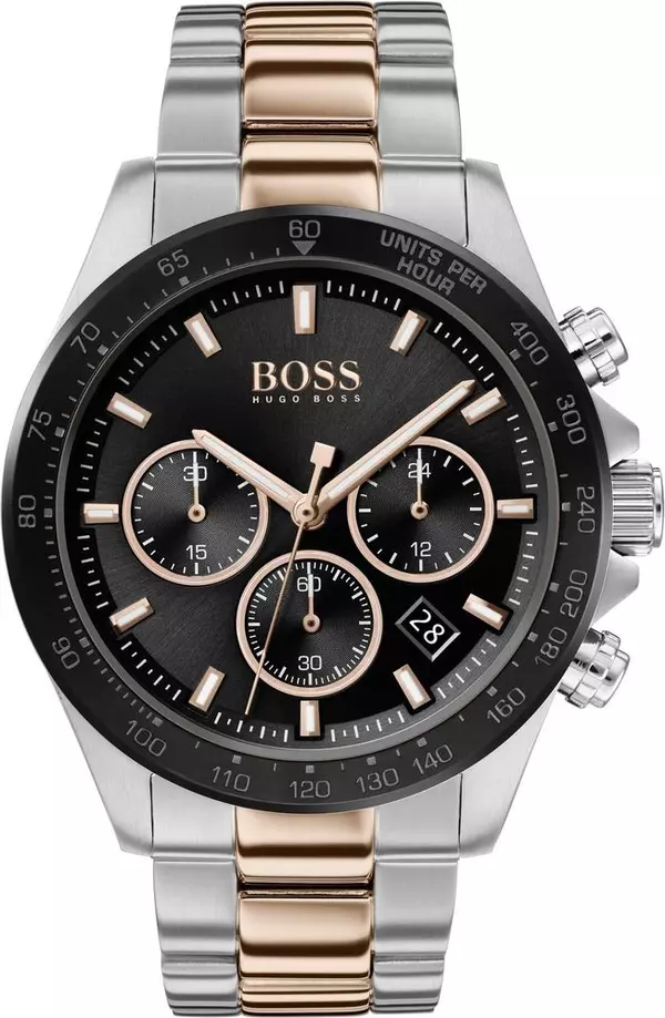 Gray Stainless Steel Dress Watch