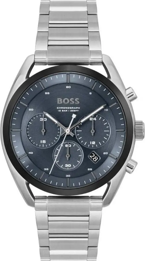 Gray Stainless Steel Dress Watch