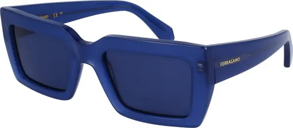 Blue Acetate Sunglasses