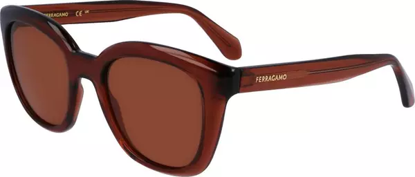 Brown Injected Sunglasses