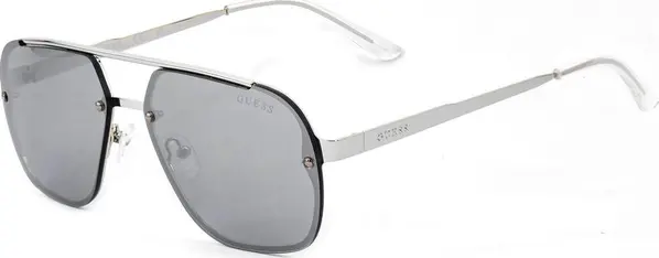 Gray Metal Sunglasses