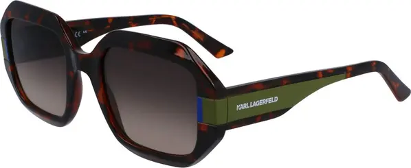 Brown Injected Sunglasses