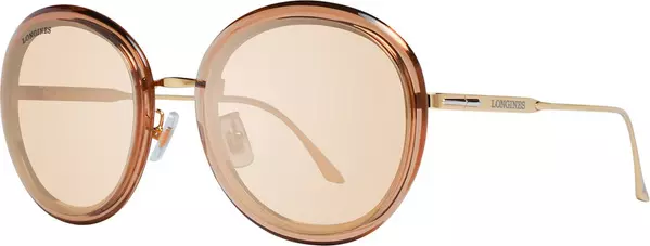 Brown Metal Sunglasses