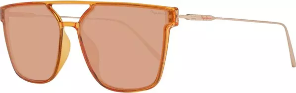 Orange Metal Sunglasses