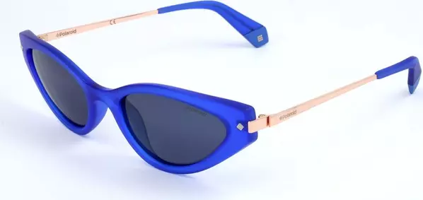 Blue Polycarbonate Sunglasses