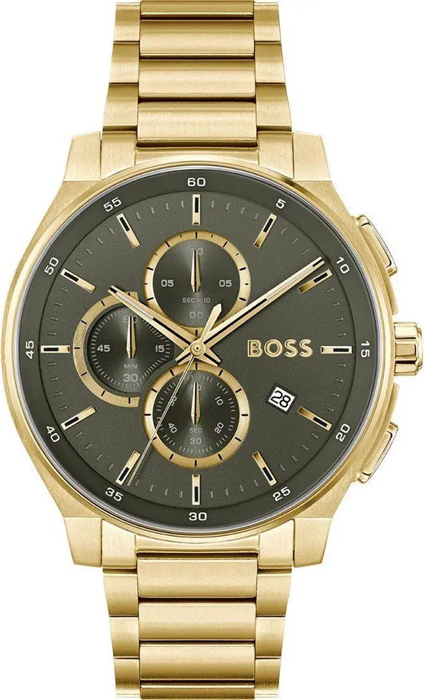 Gold Stainless Steel Dress Watch