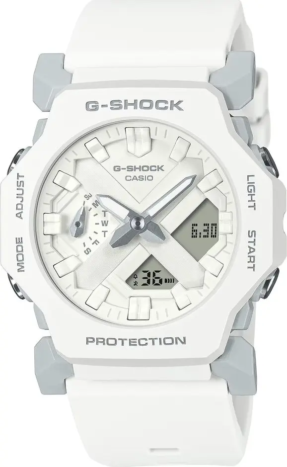 White Resin Sport Watch