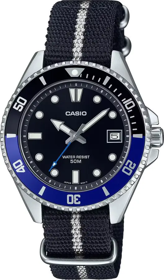 Black Fabric Sport Watch