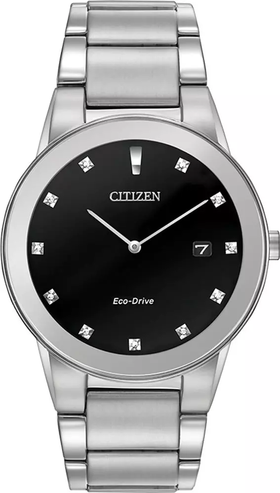 Gray Stainless Steel Dress Watch