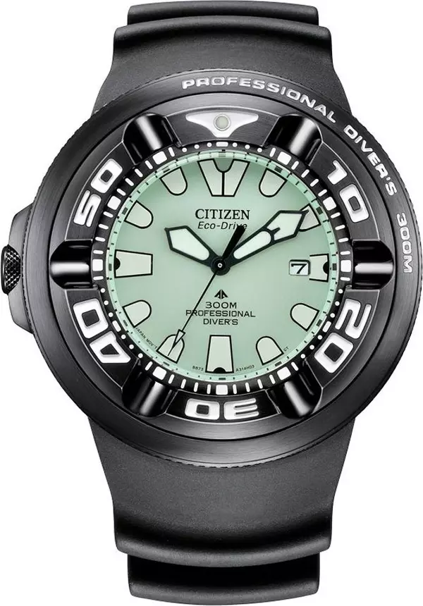 Black Rubber Sport Watch