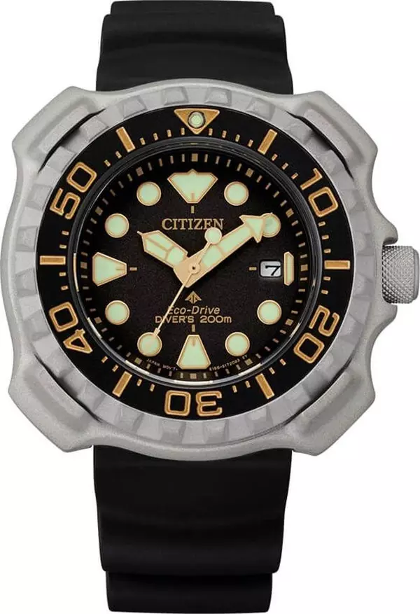 Black Rubber Sport Watch