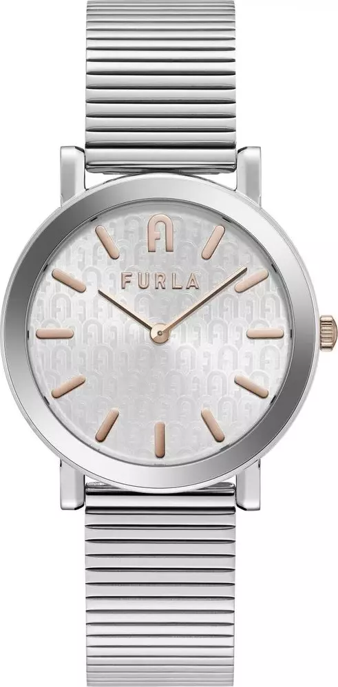 Gray Stainless Steel Dress Watch