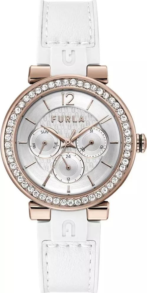 White Synthetic Dress Watch