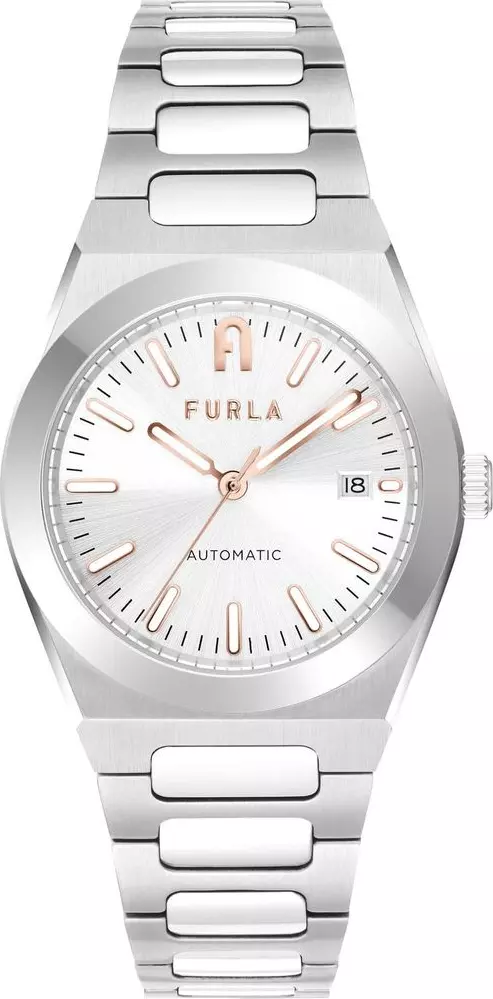 Gray Stainless Steel Dress Watch