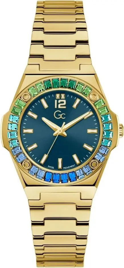 Gold Stainless Steel Dress Watch