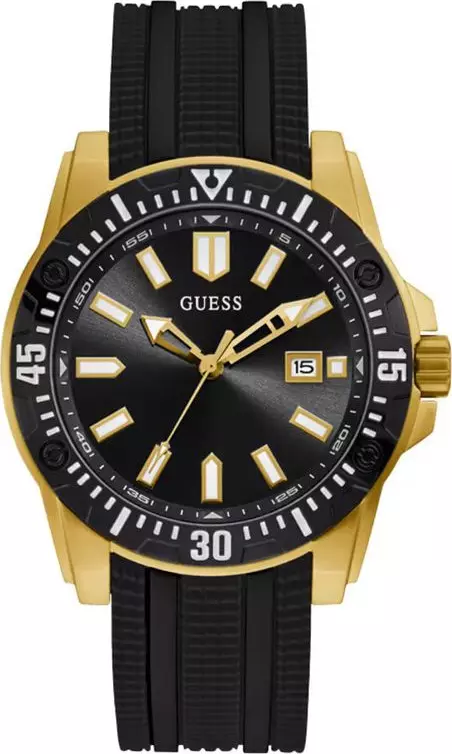 Black Synthetic Dress Watch