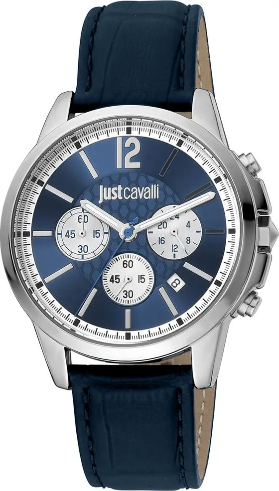 Black Leather Bracelet Watch