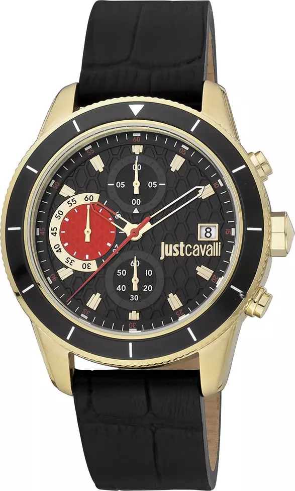 Black Leather Watch