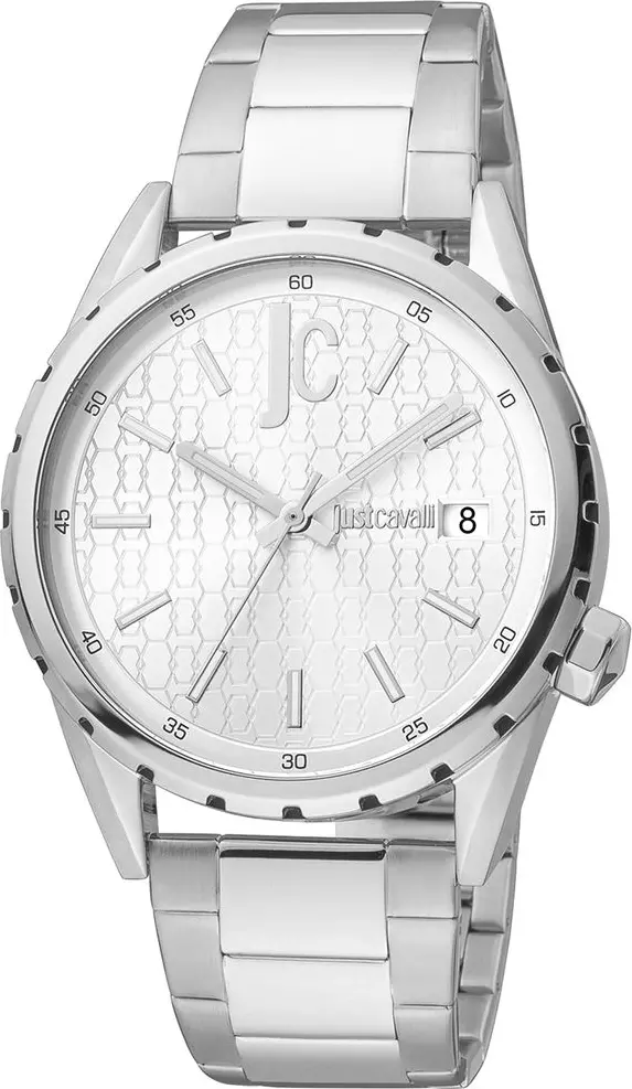 Gray Stainless Steel Dress Watch