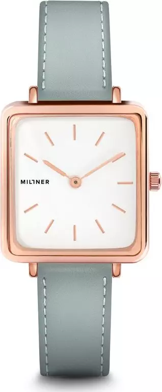 Blue Leather Dress Watch