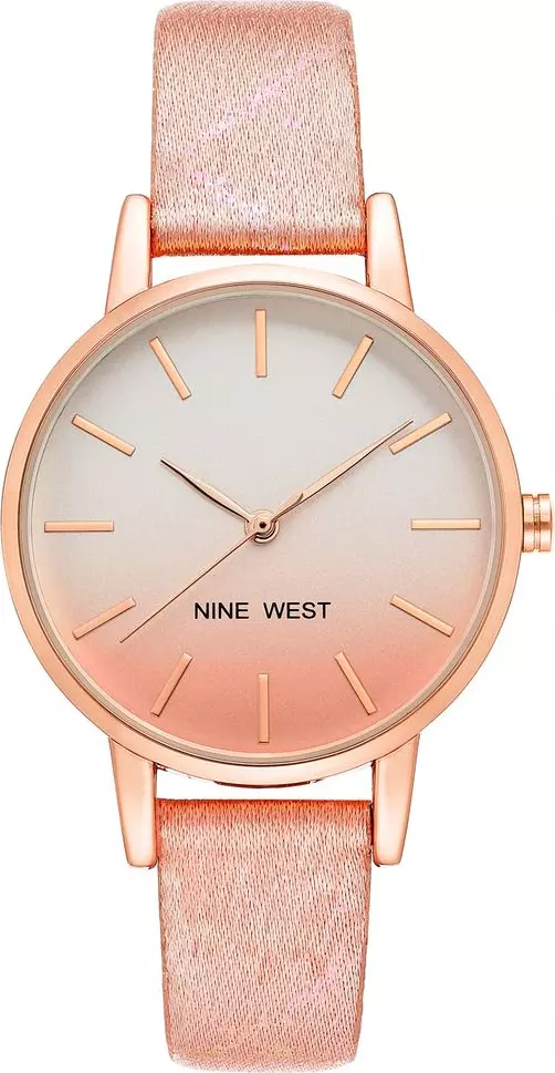 Multicolor Leather Dress Watch