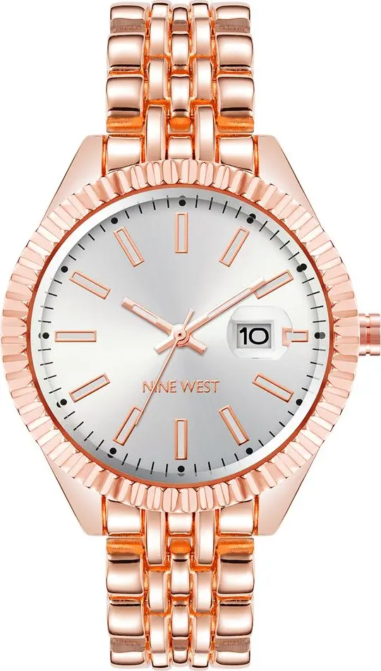 Multicolor Metal Dress Watch