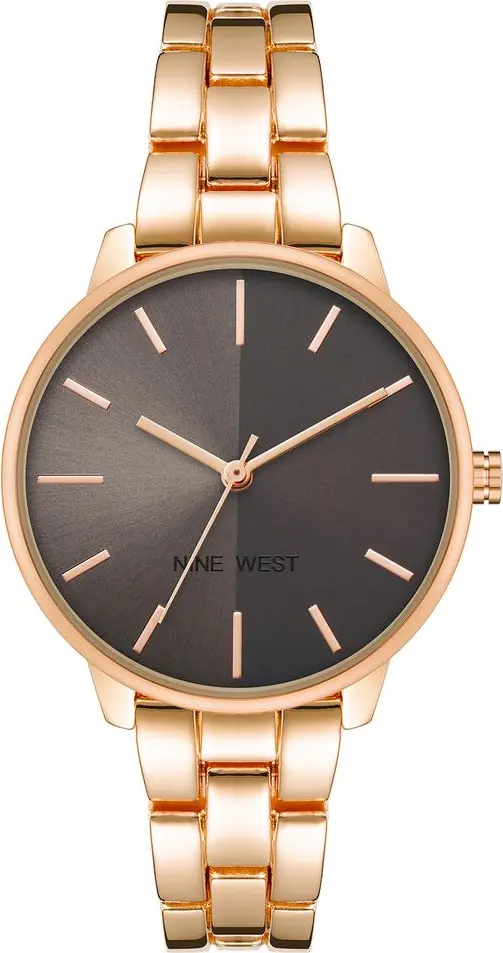 Multicolor Metal Dress Watch