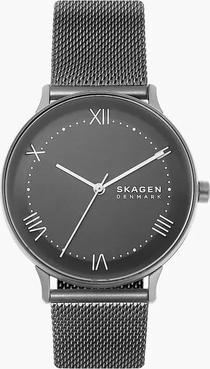 Gray Stainless Steel Dress Watch