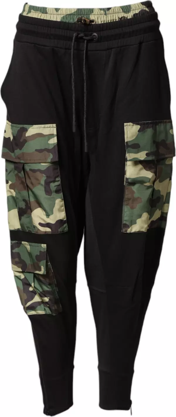Multicolor Camouflage Cargo Jogger Men Pants
