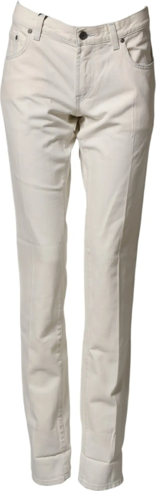 White Cotton Skinny Denim Trouser Men Jeans