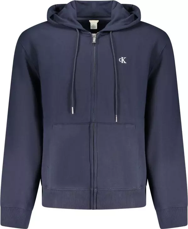 "Blu Cotton Men's Hooded Sweatshirt"