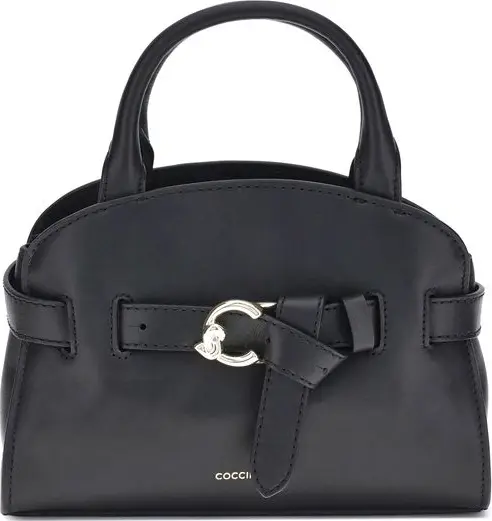 Black Calf Leather Bos Taurus Handbag