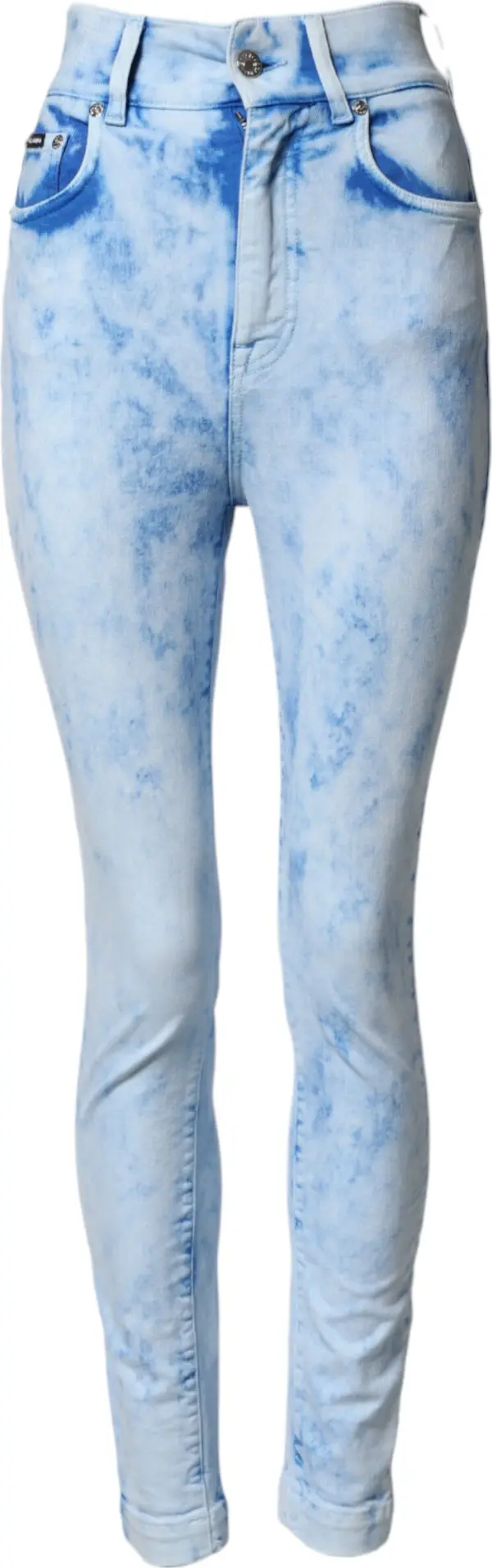 Light Blue High Waist Skinny Denim Jeans