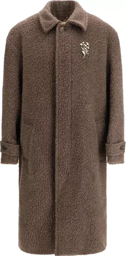 Brown Viscose Coat
