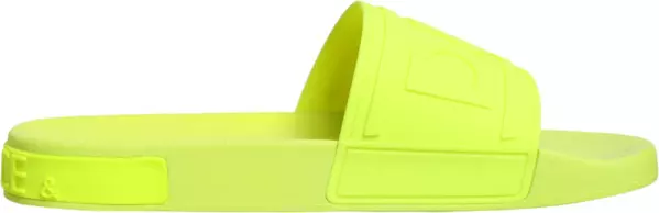 Green Rubber Slides Sandals Beachwear Shoes