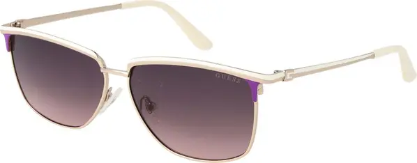White Metal Sunglasses