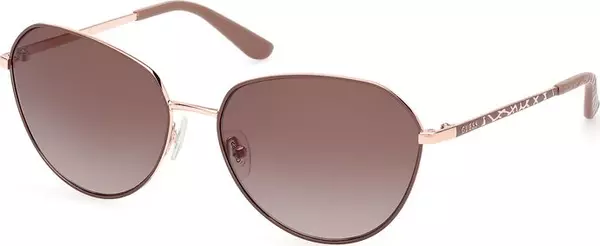 Beige Metal Sunglasses