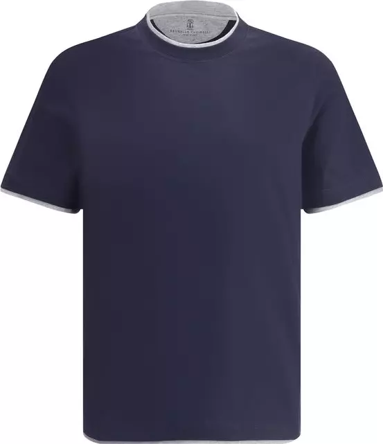 Blue Cotton T-Shirt