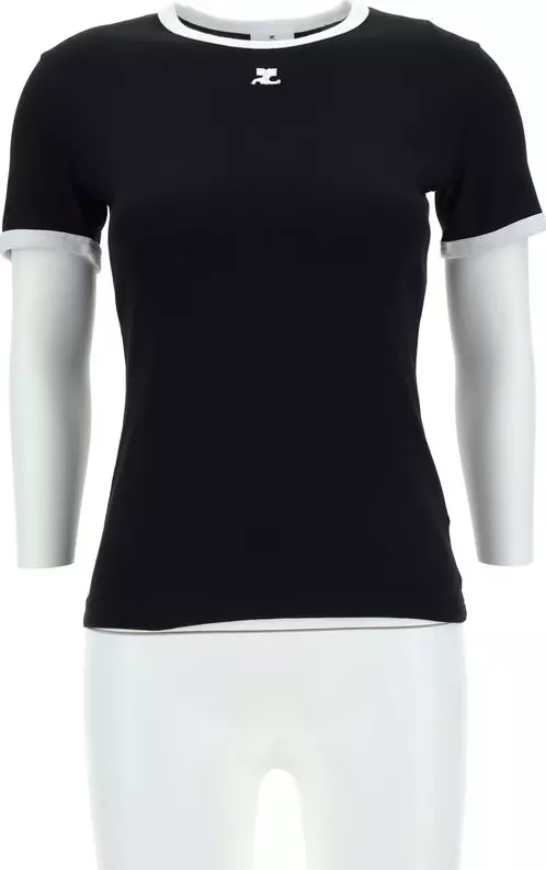 Black Cotton T-Shirt