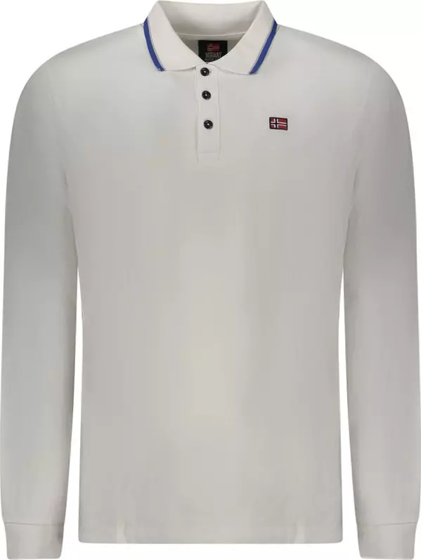 Bianco Cotton Men Polo Shirt